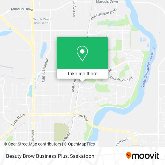 Beauty Brow Business Plus map