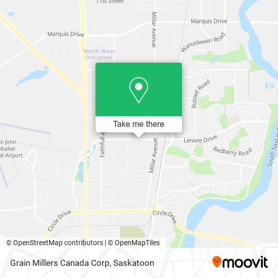 Grain Millers Canada Corp map