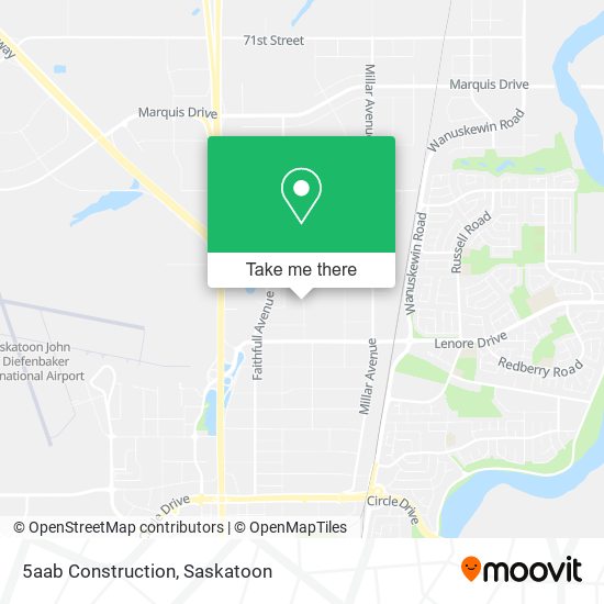 5aab Construction map