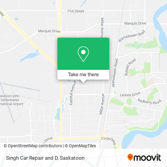 Singh Car Repair and D map