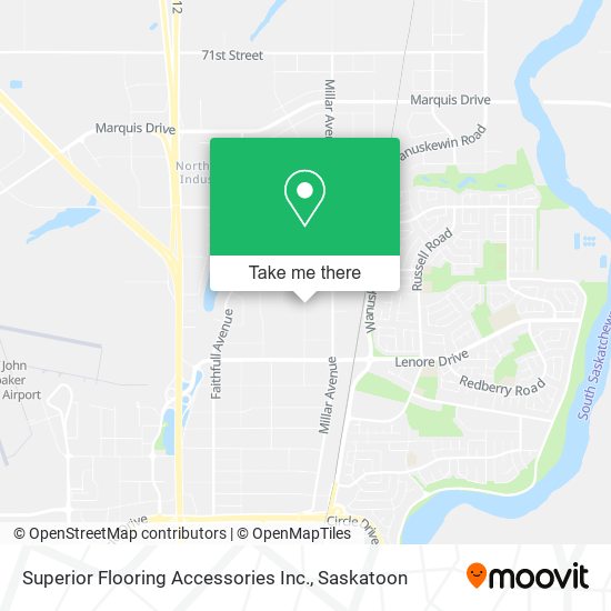 Superior Flooring Accessories Inc. map