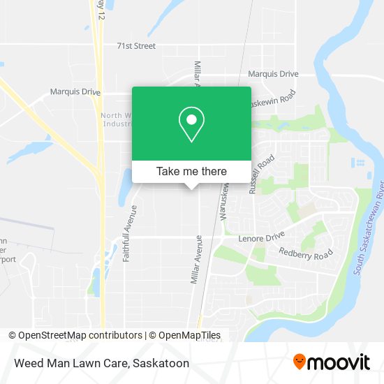 Weed Man Lawn Care map