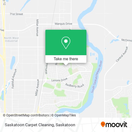 Saskatoon Carpet Cleaning map