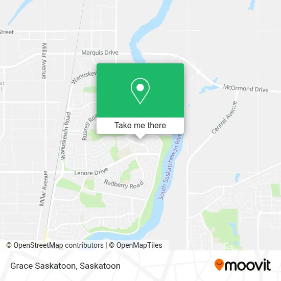 Grace Saskatoon map