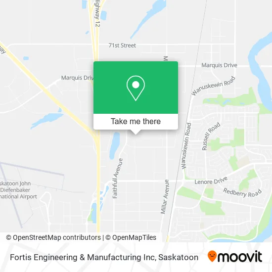 Fortis Engineering & Manufacturing Inc map