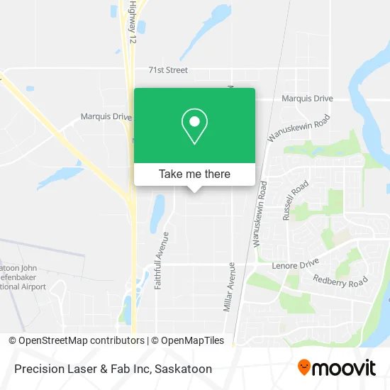 Precision Laser & Fab Inc map