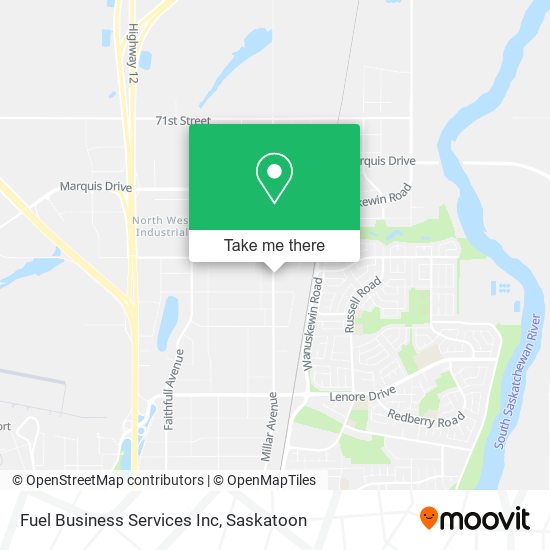 Fuel Business Services Inc map