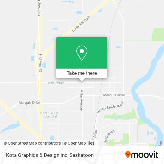Kota Graphics & Design Inc map
