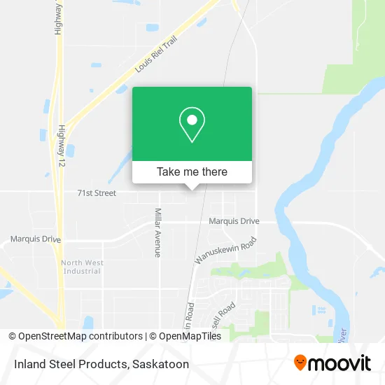 Inland Steel Products map