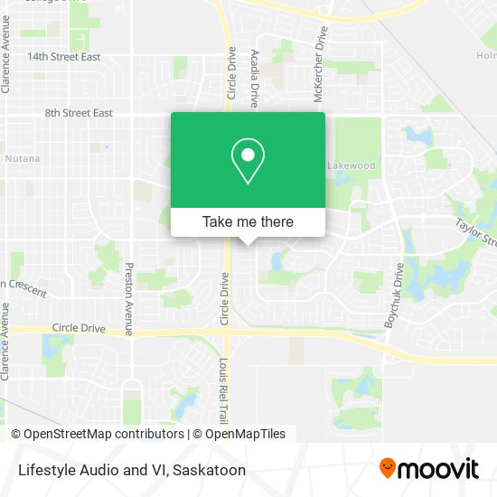 Lifestyle Audio and VI map