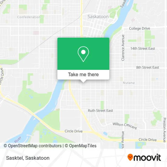 Sasktel map