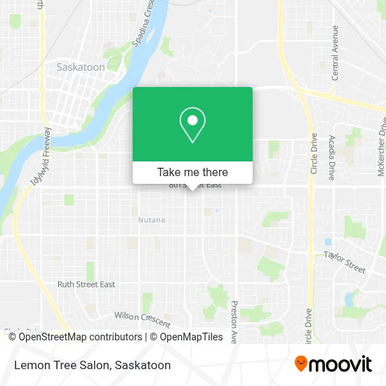 Lemon Tree Salon map