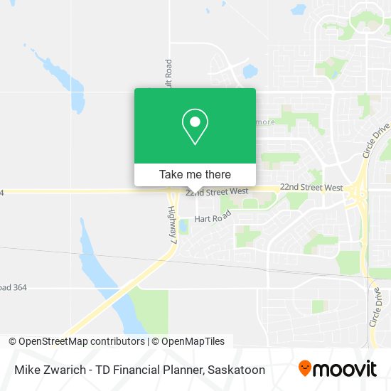 Mike Zwarich - TD Financial Planner map