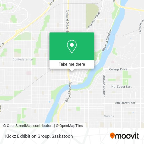 Kickz Exhibition Group map