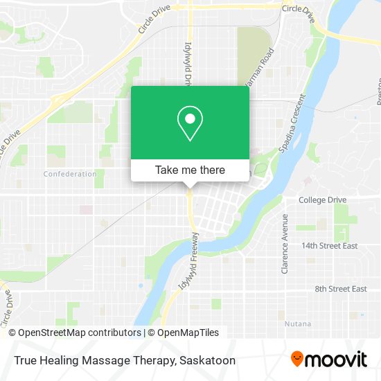 True Healing Massage Therapy map