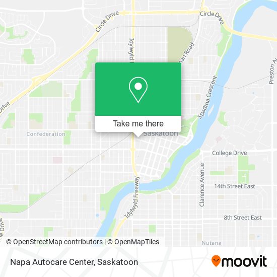 Napa Autocare Center map