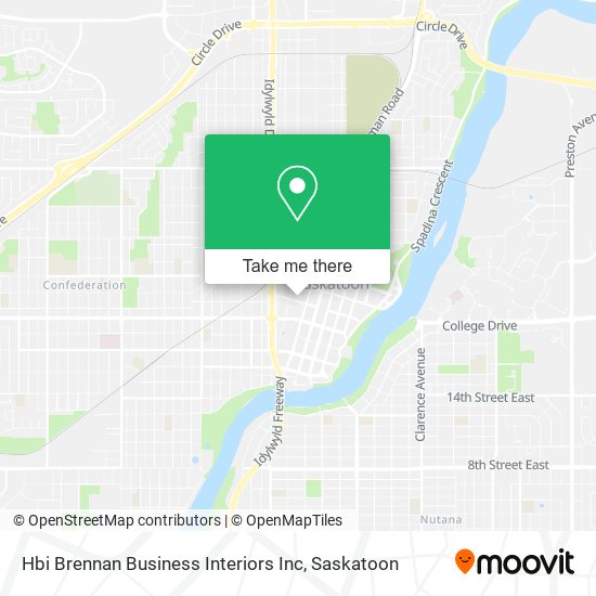 Hbi Brennan Business Interiors Inc map