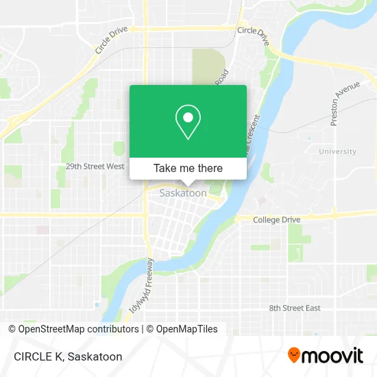 CIRCLE K map