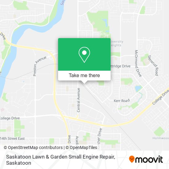Saskatoon Lawn & Garden Small Engine Repair map