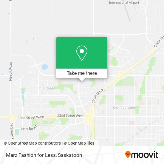 Marz Fashion for Less map