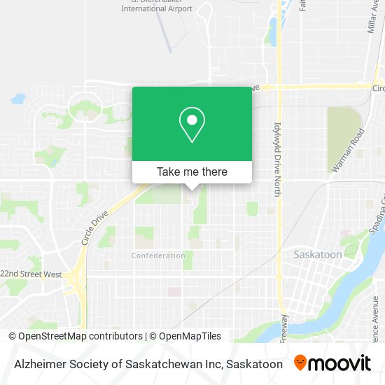 Alzheimer Society of Saskatchewan Inc map