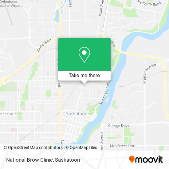 National Brow Clinic map