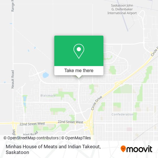 Minhas House of Meats and Indian Takeout map