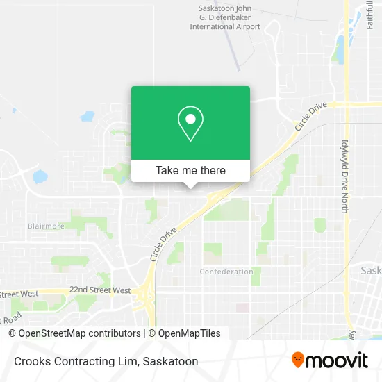 Crooks Contracting Lim map