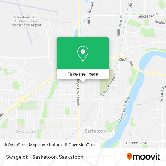 Swagelok - Saskatoon map