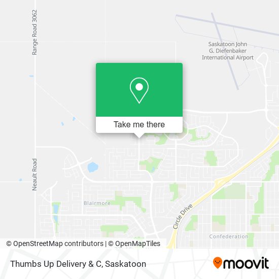 Thumbs Up Delivery & C map