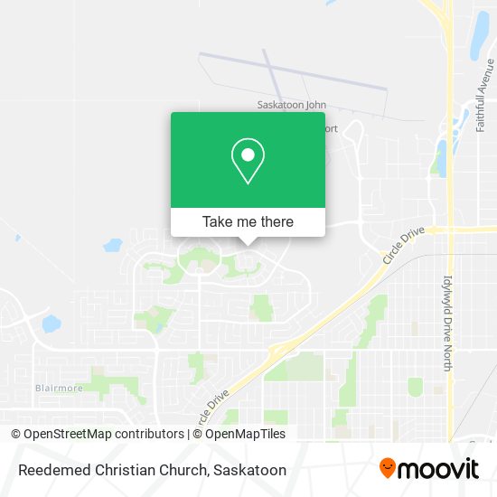 Reedemed Christian Church map