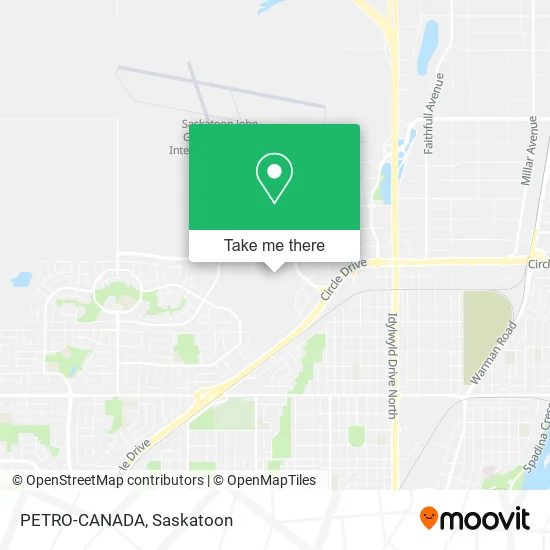 PETRO-CANADA map