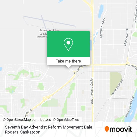 Seventh Day Adventist Reform Movement Dale Rogers map