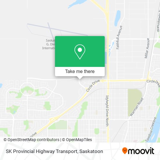 SK Provincial Highway Transport map