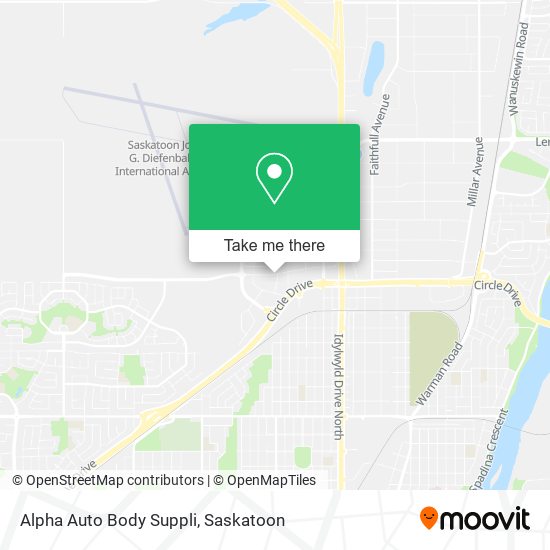 Alpha Auto Body Suppli map