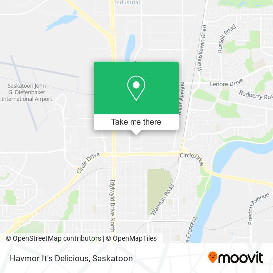 Havmor It's Delicious map