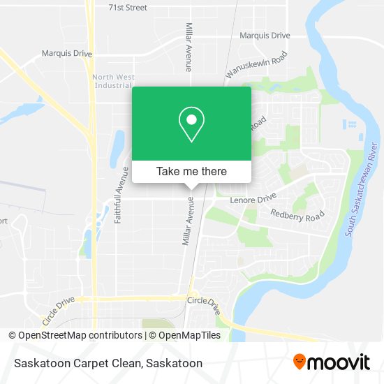 Saskatoon Carpet Clean map