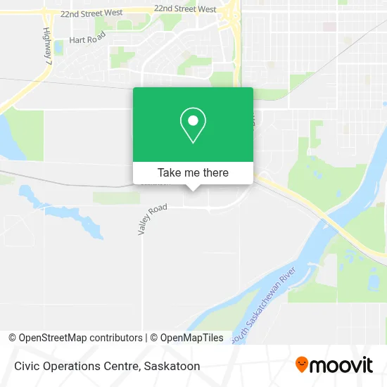 Civic Operations Centre map