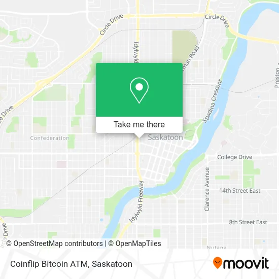 Coinflip Bitcoin ATM map