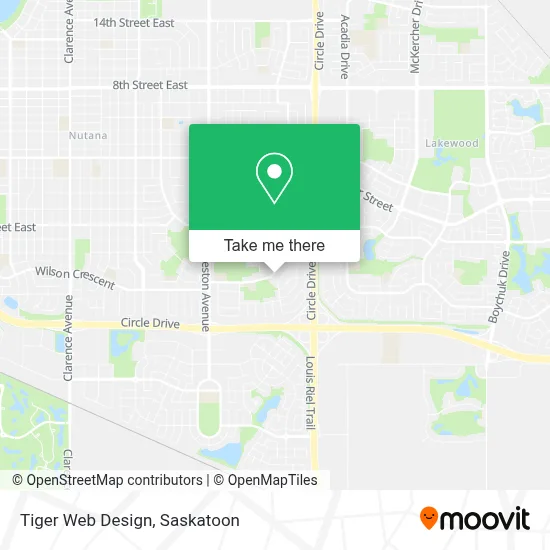 Tiger Web Design map