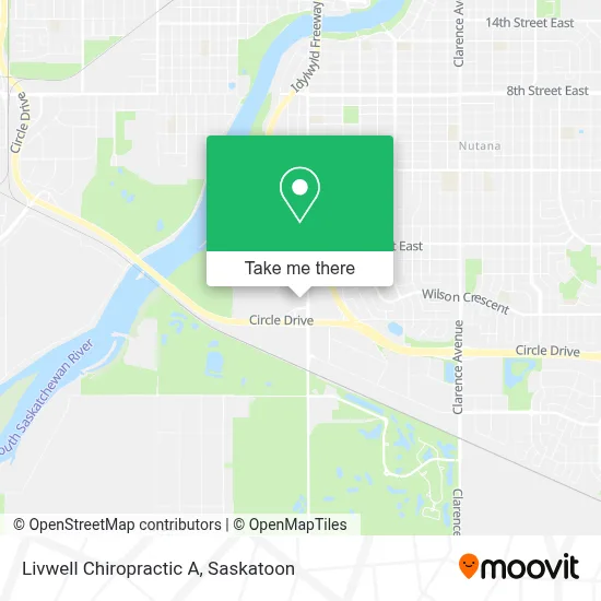 Livwell Chiropractic A map