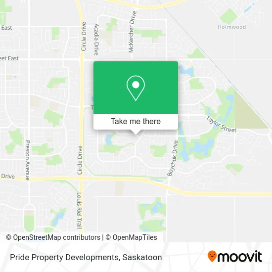 Pride Property Developments map