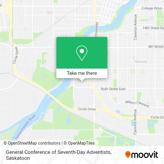 General Conference of Seventh-Day Adventists map