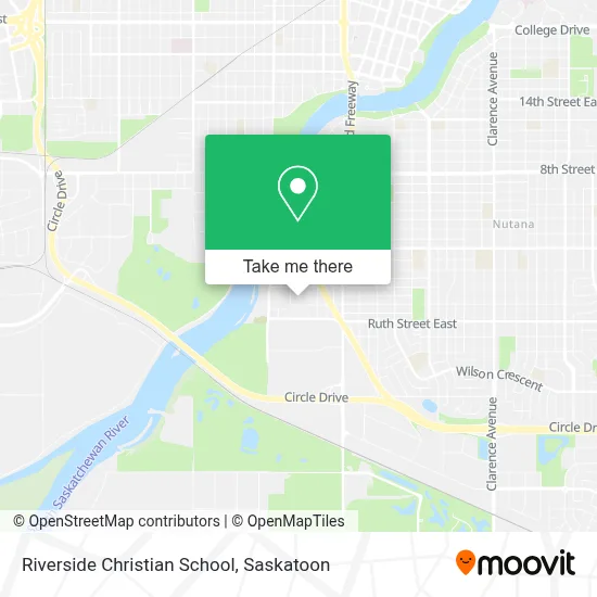 Riverside Christian School map