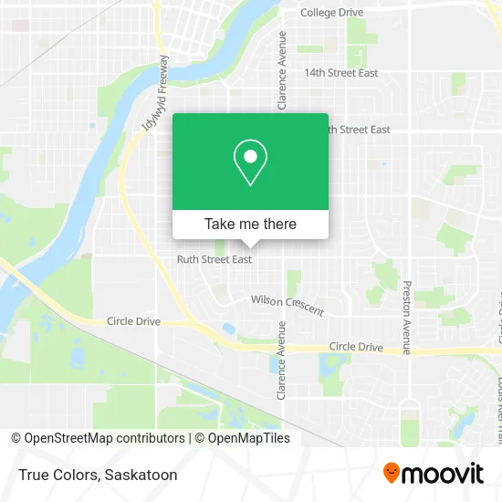 True Colors map