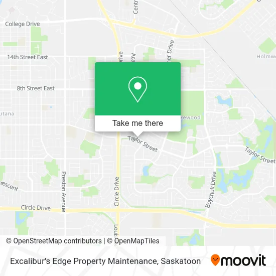 Excalibur's Edge Property Maintenance map