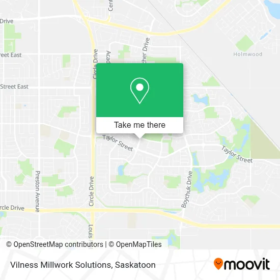 Vilness Millwork Solutions map