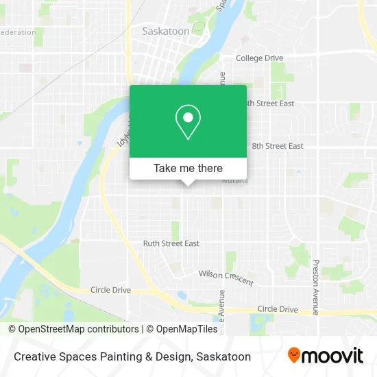 Creative Spaces Painting & Design map
