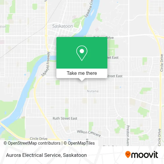 Aurora Electrical Service map
