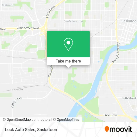 Lock Auto Sales map